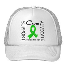 Support Advocate Cure Traumatic Brain Injury Trucker Hats