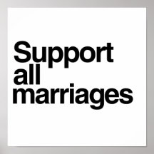 Support All Marriages Poster