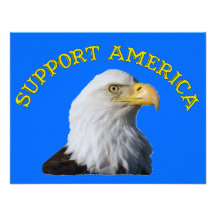 Support America Eagle Custom Invitation