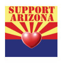 SUPPORT Arizona, AZ t-shirts