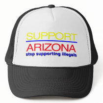 support arizona immigration law mesh hats