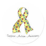 Support Autism Awareness Sticker