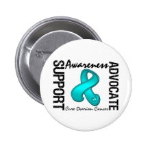Support Awareness Advocate Cure Ovarian Cancer Pins