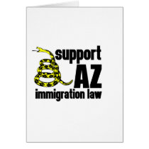 support AZ immigration law Cards
