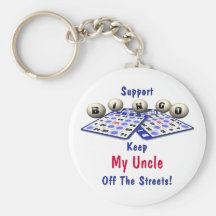 Support Bingo Key Chain