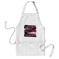 Support Breast Cancer Awareness Grunge Apron