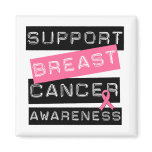 Support Breast Cancer Awareness Fridge Magnet