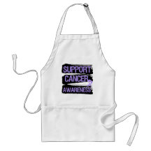 Support Cancer Awareness Grunge Apron