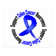 Support Colon Cancer Awareness Postcards