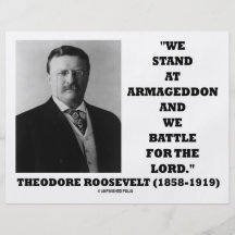Support de Theodore Roosevelt au seigneur de batai Prospectus En Couleur
