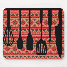 Support des ustensiles de cuisine tapis de souris