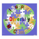 Support Diversity in My Community Poster