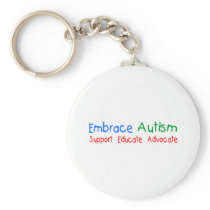 Support Educate Advocate Keychain