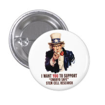 Support "Embryo Safe" Stem Cell Research Buttons