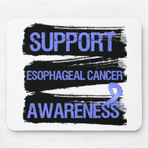 Support Esophageal Cancer Awareness Grunge Mouse Pad