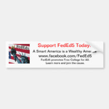 Support FedEd5 Bumper Sticker