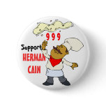 SUPPORT FOR HERMAN CAIN POLITICAL BUTTON