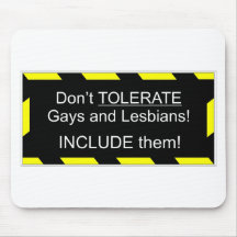 Support Gays and Lesbians Mousepad