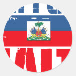 Support Haiti Round Stickers