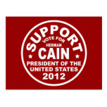 Support Herman Cain 2012 Postcards