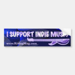 Support Indie Music bumpersticker Bumper Sticker