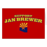 Support Jan Brewer Greeting Card