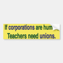 Support Labour Unions Bumper Sticker