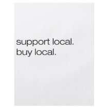 Support Local Buy Local Flyer Design