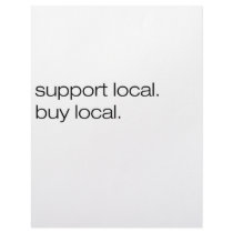 Support Local Buy Local Letterhead