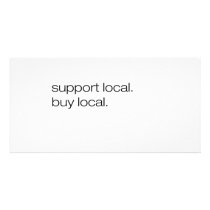 Support Local Buy Local Photo Card