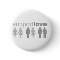 Support Love Pinback Buttons