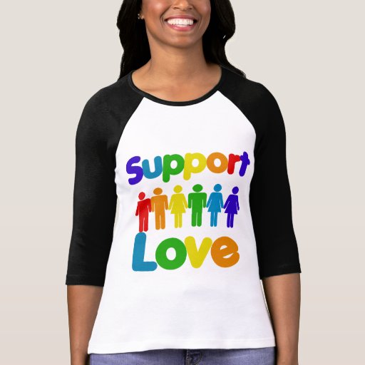 Support Love - Gay Marriage Tshirts