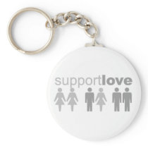 Support Love Key Chain
