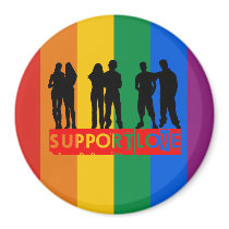 Support Love Magnet