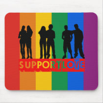 Support Love Mouse Mat