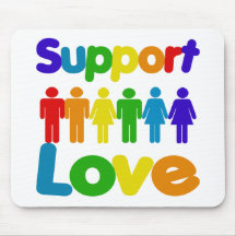 Support Love Mousepad
