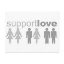 support-love postcards