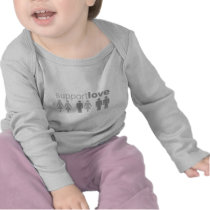 support-love shirt