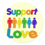 Support Love stickers