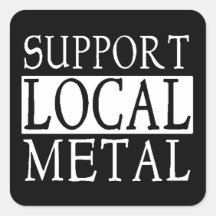 Support Metal Sticker
