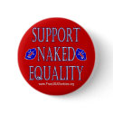 Support Naked Equality Kiss Button