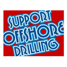 Support Offshore Drilling Post Card