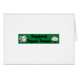 Support Organics Greeting Cards