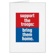 Support our troops: Bring them home Kaart