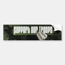 Support our Troops Bumper S Bumper Sticker