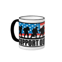 Support our Troops coffee mug