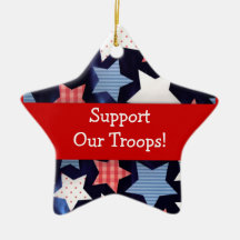 Support Our Troops Ornament