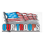 SUPPORT OUR TROOPS PHOTO CARD TEMPLATE