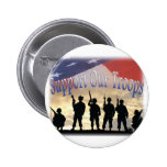 Support Our Troops Soldiers Pinback Button