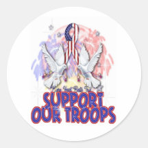 "Support Our Troops" Sticker Sheets